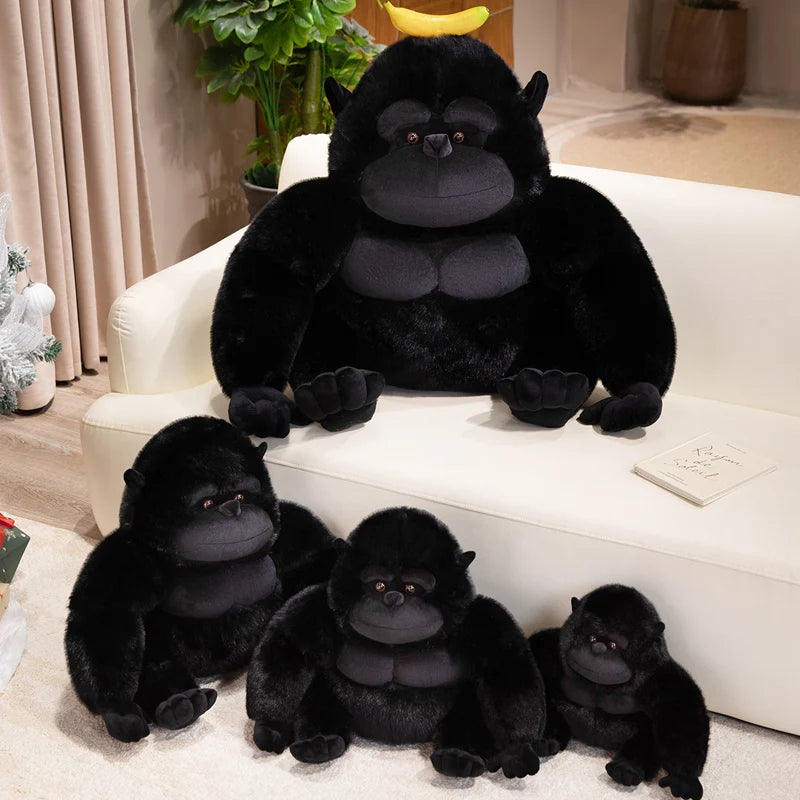 Gorilla Knuffelkussen 25 en 35 cm