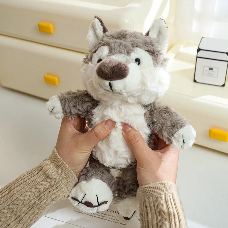 Grijze Wolf Knuffel 17 cm