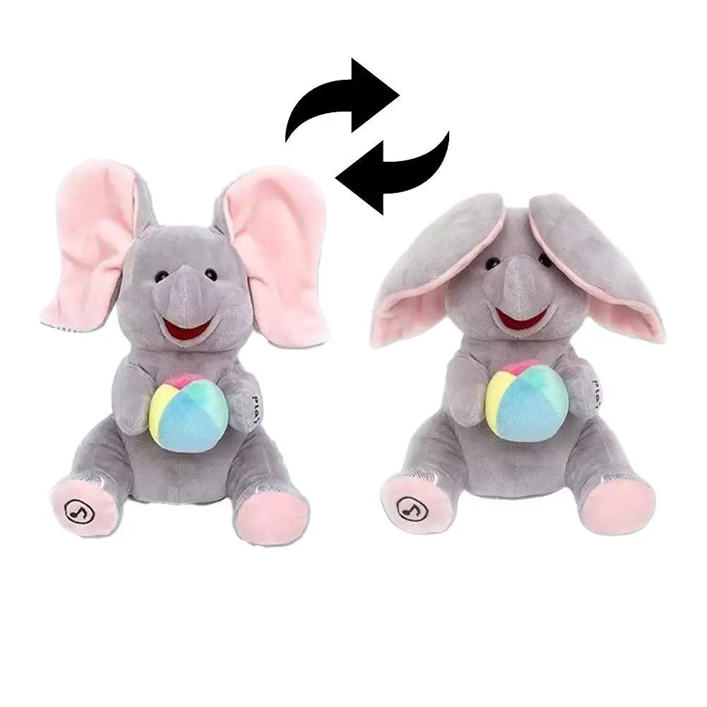 Kiekeboe Olifant Knuffel met Muziek