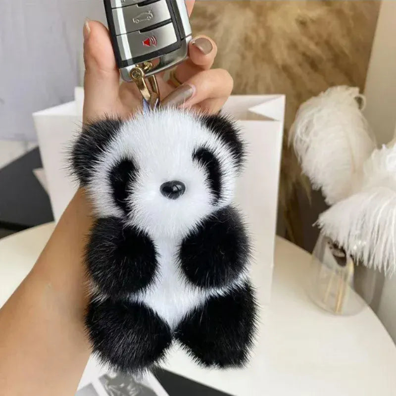Zachte Panda Knuffel Hanger | Mini Panda Tashanger De Knuffel