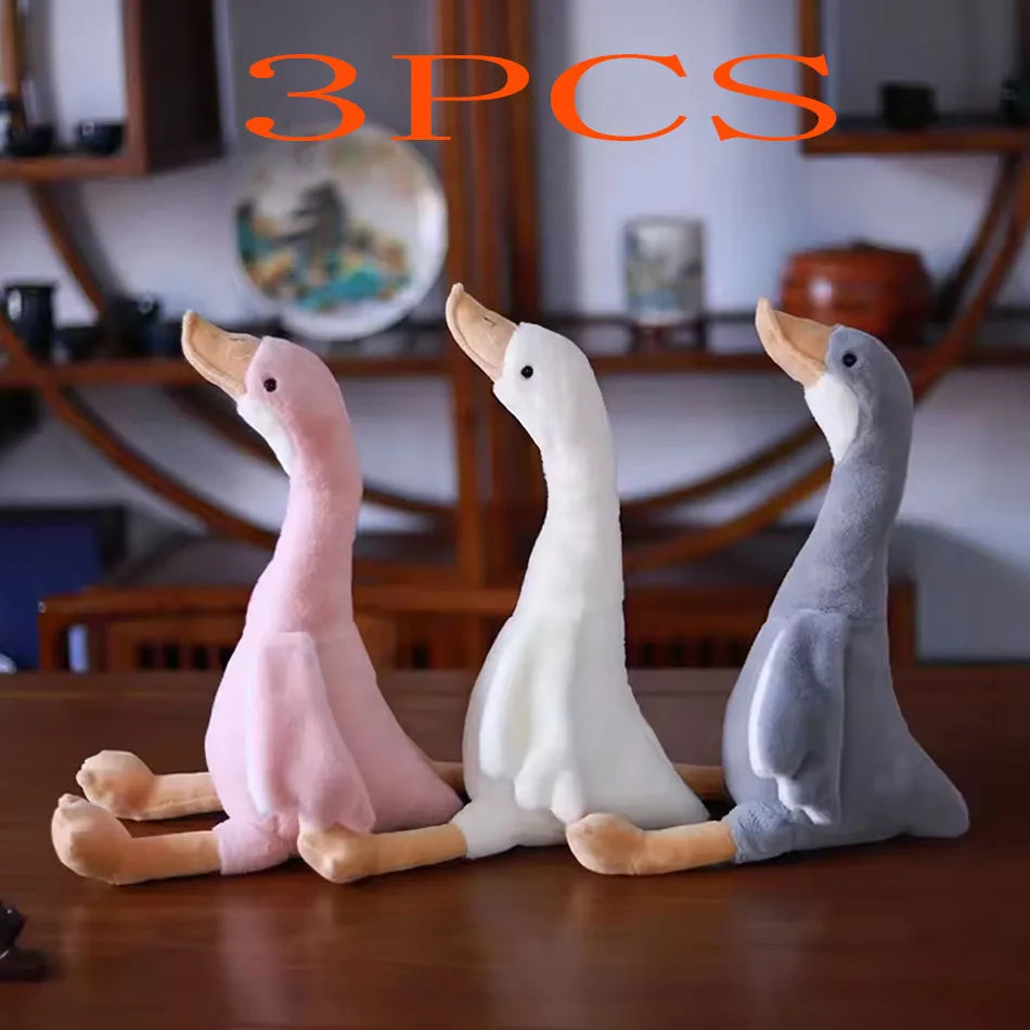 Gans Knuffel met Lange Nek 30 cm | Zachte Pluche Gans