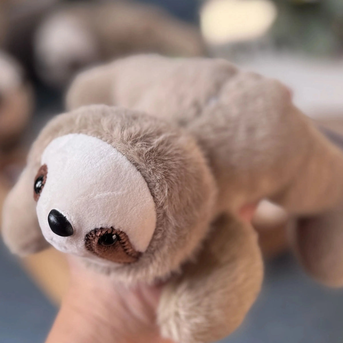 Realistische Liggende Luiaard Knuffel 20 cm