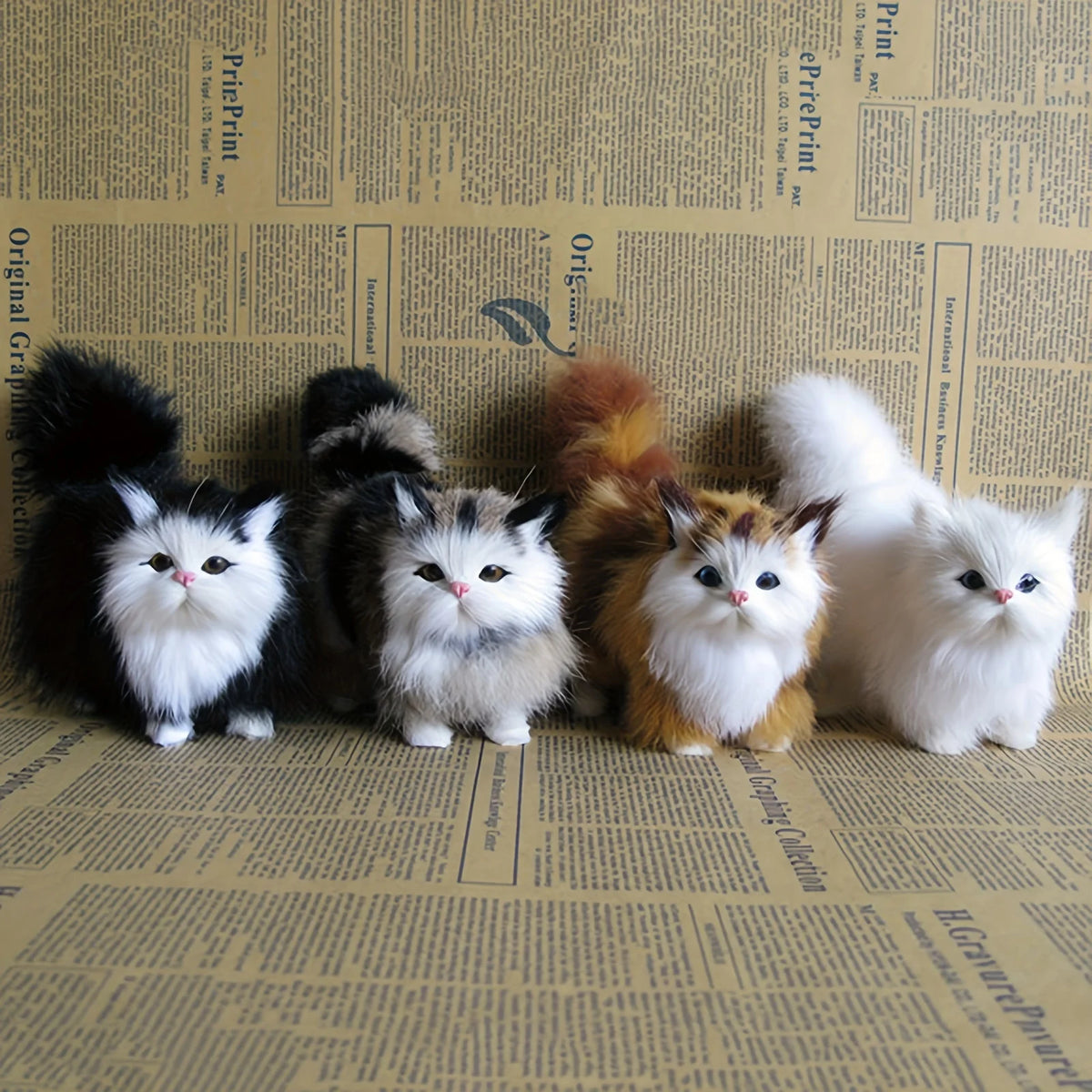 Realistische Kitten Knuffel