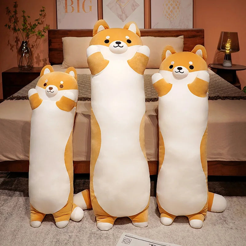 Lange Shiba Inu Knuffel 90 tot 130 cm