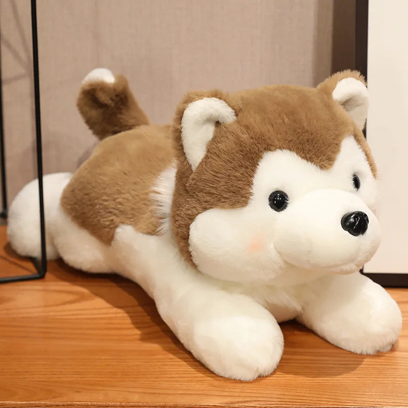 Husky Hond Knuffel 30 of 40 cm