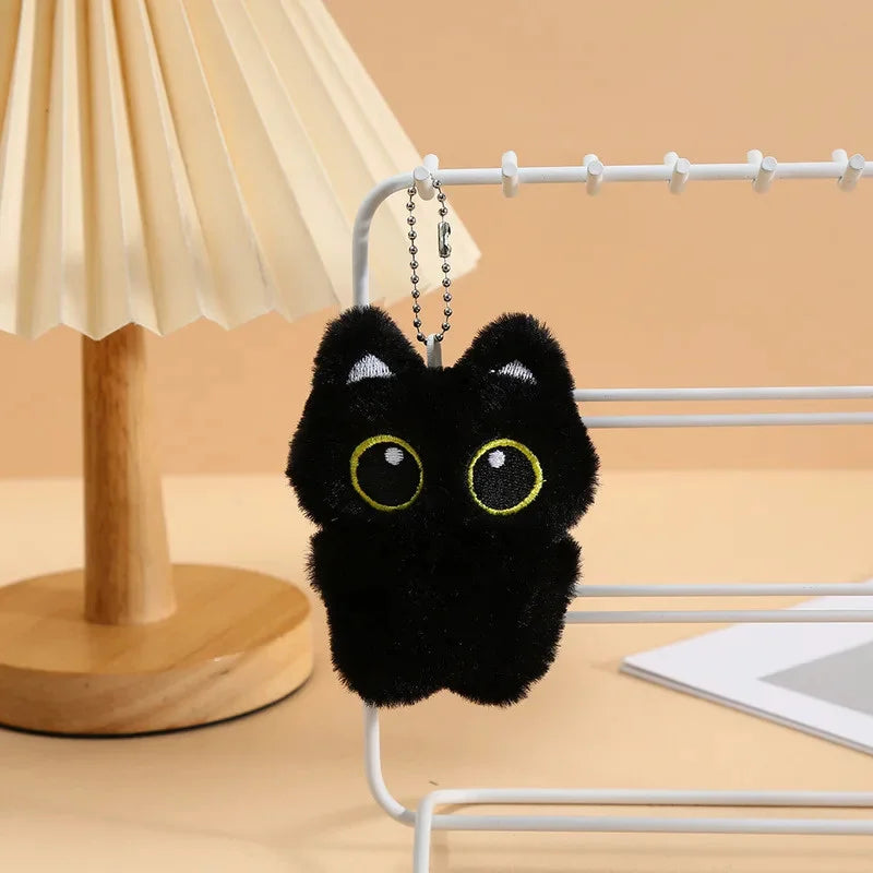 Zwarte Kat Sleutelhanger