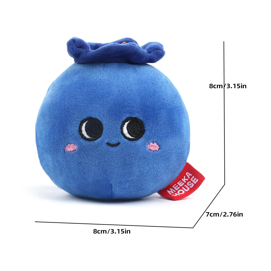 Mini Blauwe Bes Knuffel 8 cm