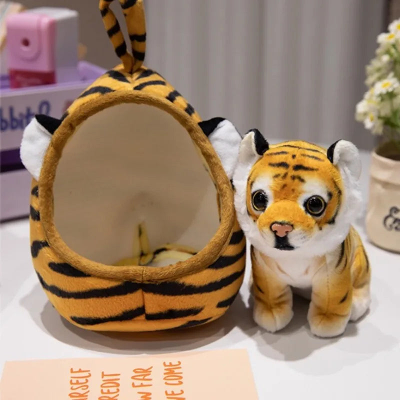 Baby Dieren Knuffel 18 cm in Nestje