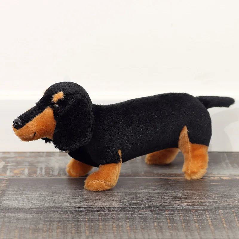 Realistische Teckel Knuffel 30 cm | Worsthond Pluche