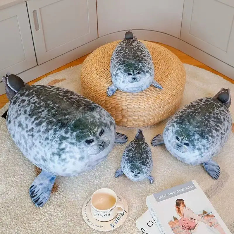 Zeehond Knuffel Moeder met Baby