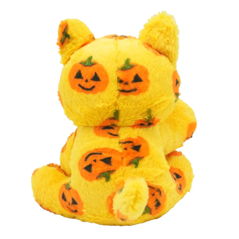 Halloween Pompoen Kat Knuffel 25 cm