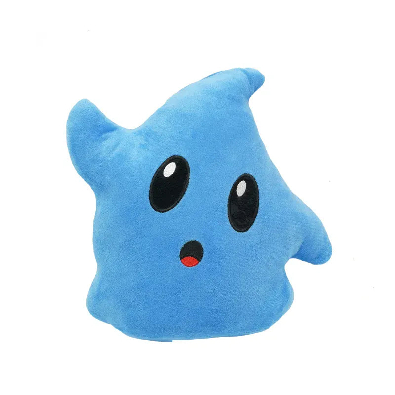 Kleurrijke Ster Knuffel | Zacht Sterrenkussen in 5 Kleuren De Knuffel Blauw