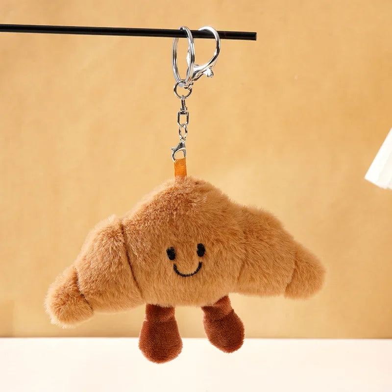 Croissant Sleutelhanger | Kawaii Pluche Croissantje