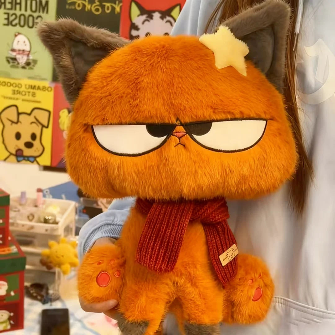Oranje Kat Knuffel 25 cm