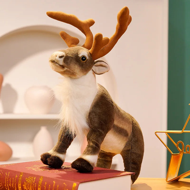 Rendier Knuffel 35 en 42 cm | Realistisch Kerst Hert