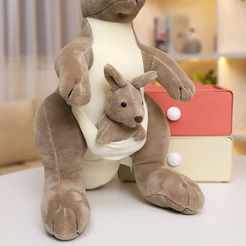 Kangoeroe Knuffel Moeder met Baby