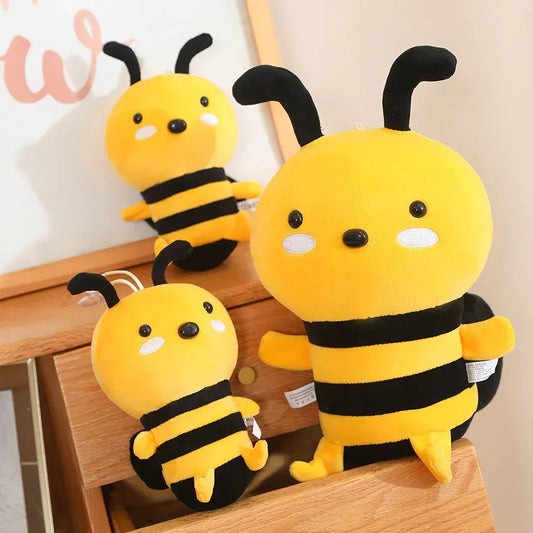 Mollige Bij Knuffel | Pluche Bijtje Sleutelhanger De Knuffel