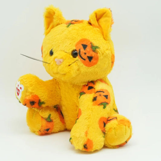 Halloween Pompoen Kat Knuffel 25 cm