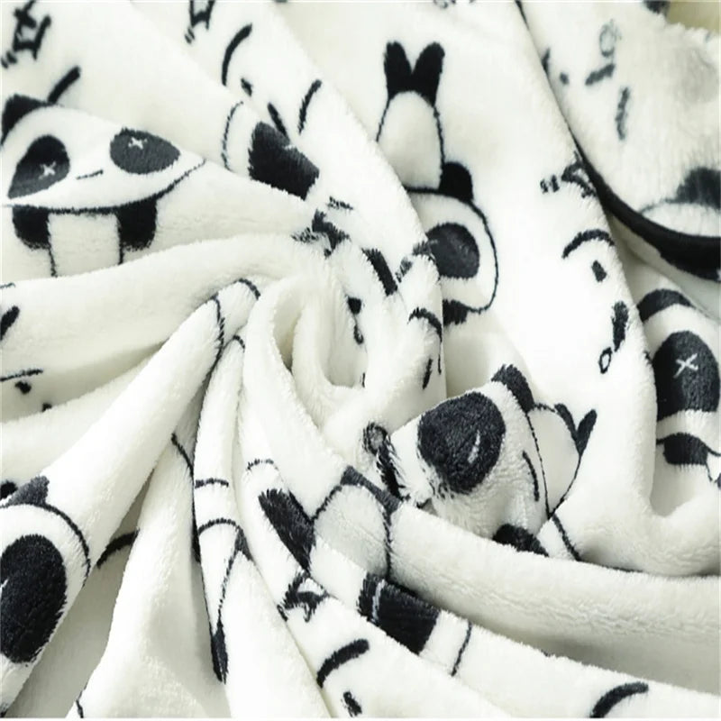 Panda Kussen met Deken