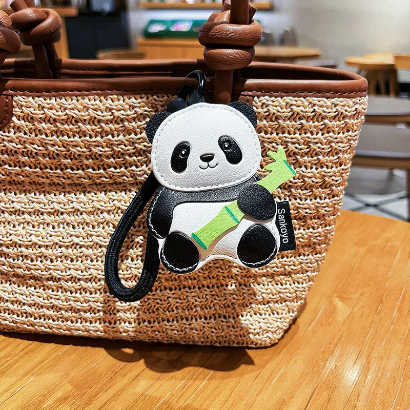 Panda Knuffel Sleutelhanger | Pluche Tashanger Wit of Zwart De Knuffel
