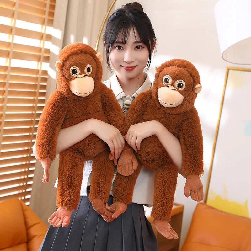 Gorilla Knuffel Bruin 38 of 62 cm