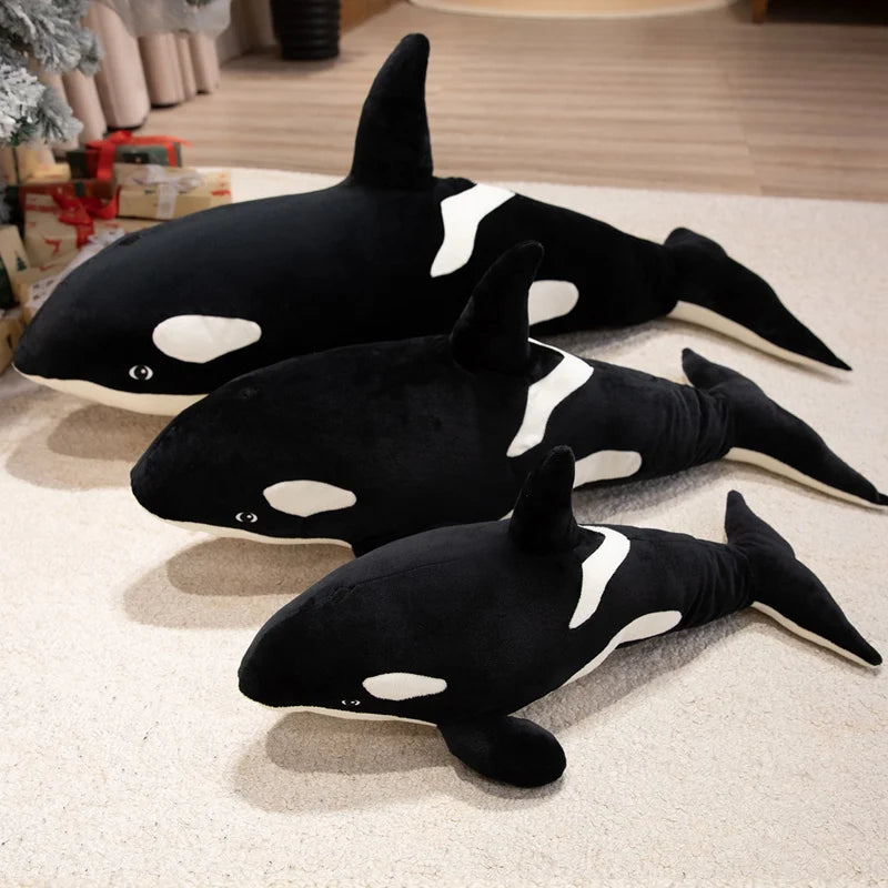 Orka Walvis Knuffelkussen 50 en 70 cm