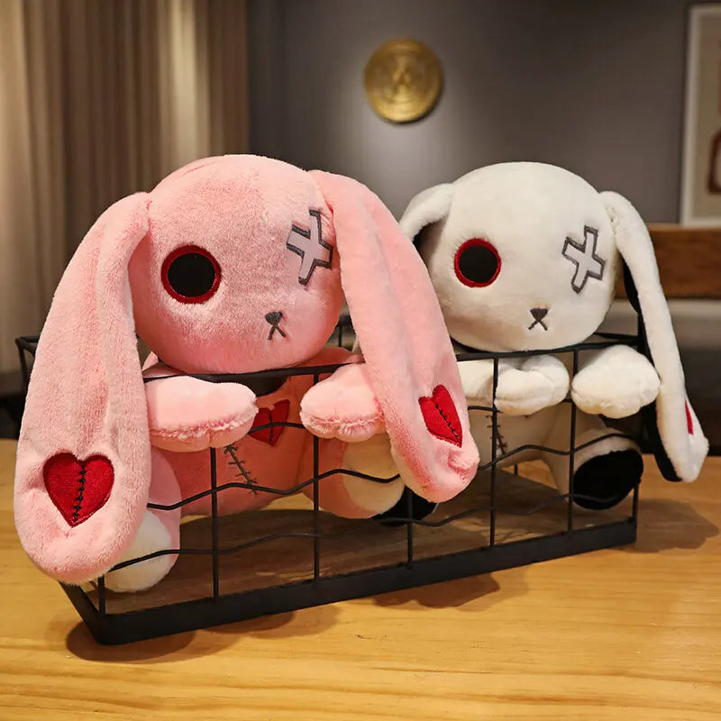 Gothic Konijn Knuffel 25 cm