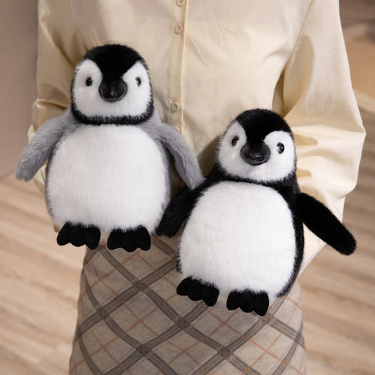 Pluizige Pinguin Knuffel 22, 30 en 40 cm
