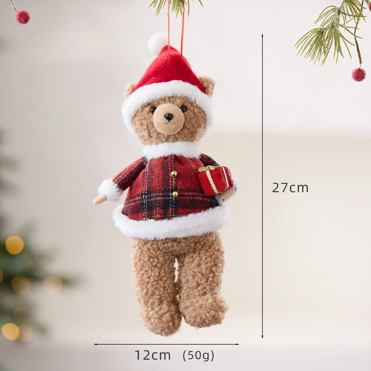 Kerst Teddybeer Hanger
