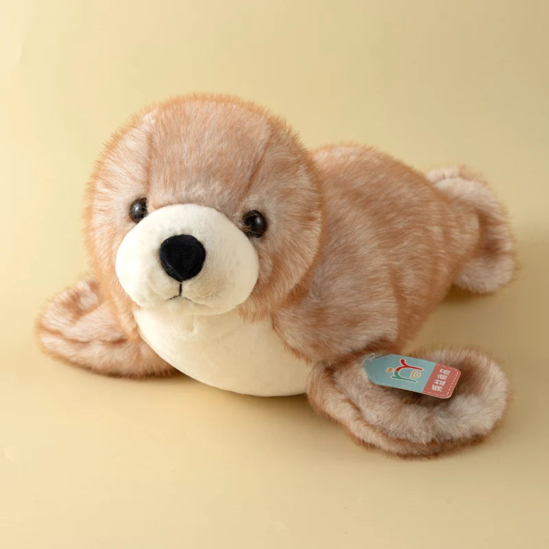 Realistische Zeehond Knuffel 30 en 37 cm | Wit, Grijs of Bruin