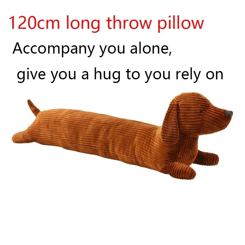 Teckel Hond Knuffelkussen XXL 120 cm