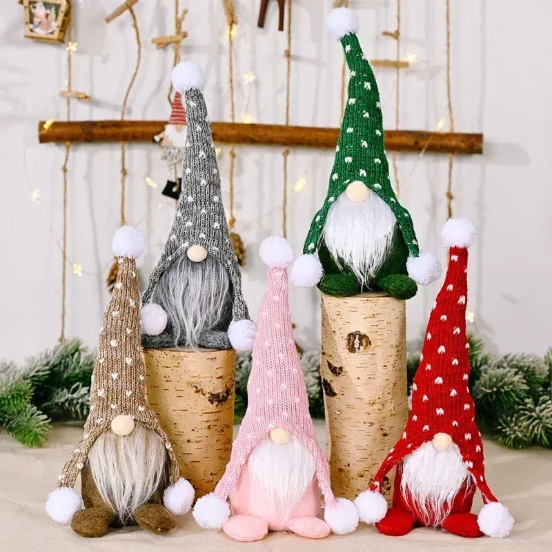 Kerst Kabouter Knuffel | Pluche Gnoom in 5 Kleuren De Knuffel
