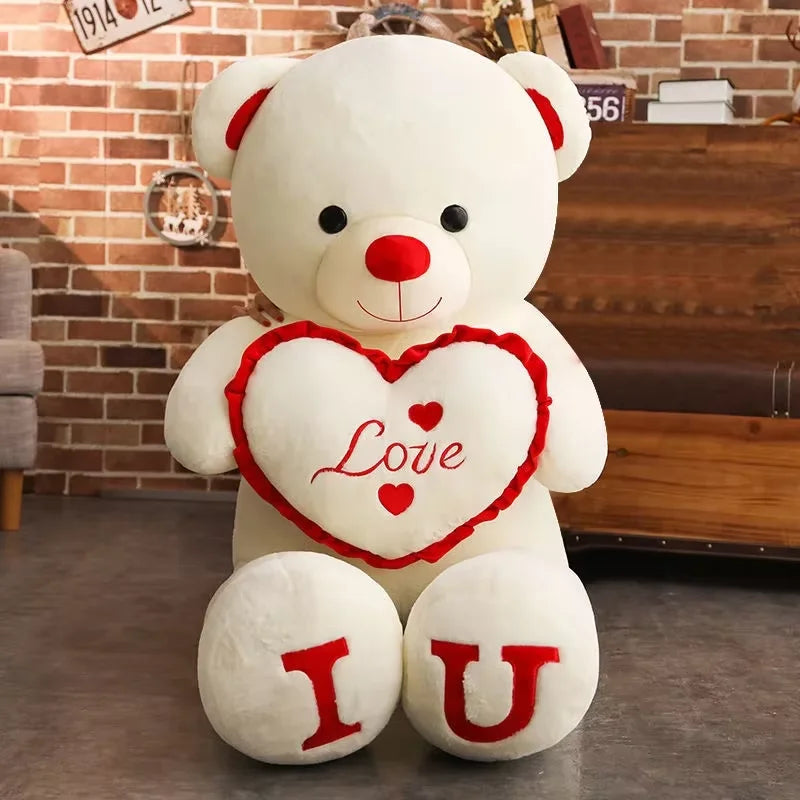 Grote Love Teddybeer met Hart | 80 of 100 cm