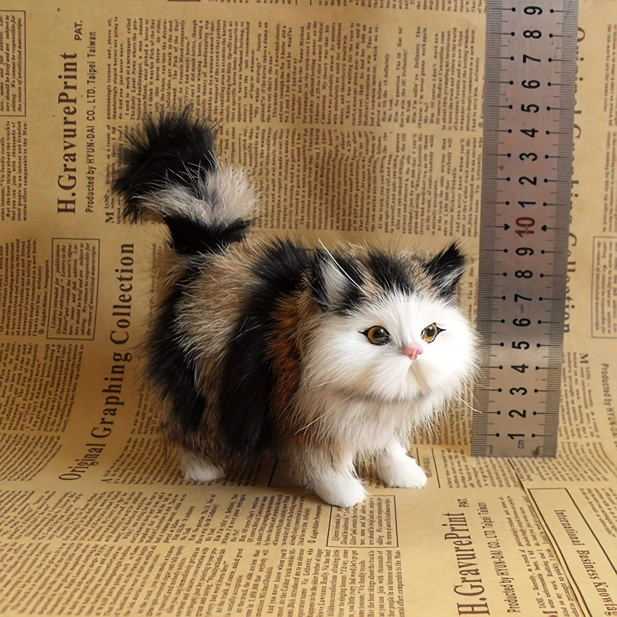 Realistische Kitten Knuffel | Levensecht Katje in 5 Kleuren