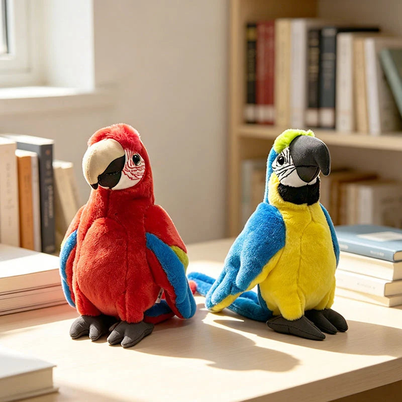 Realistische Papegaai Knuffel 22 cm