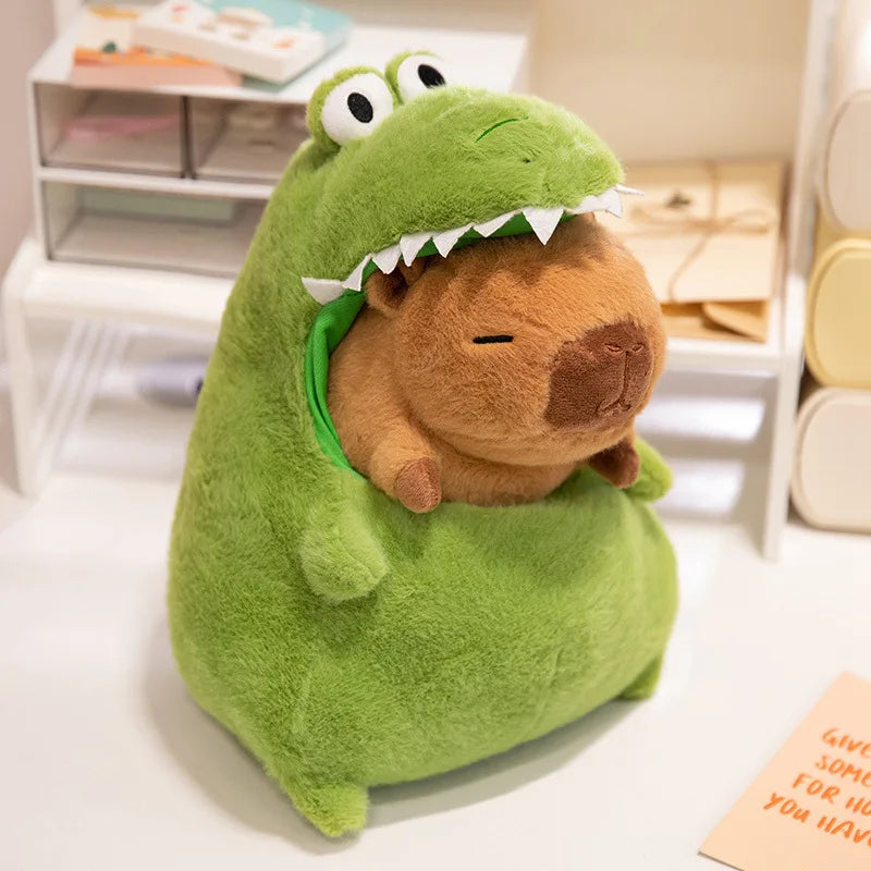 Krokodil Capybara Knuffel 30 cm