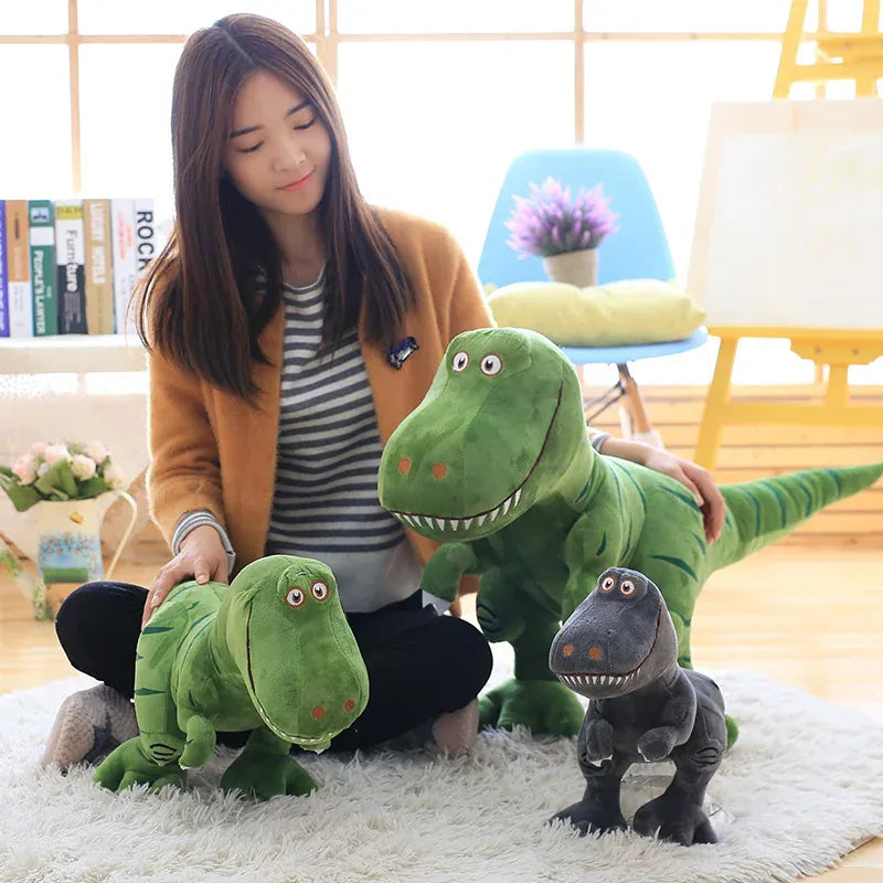 Dinosaurus Knuffel T-Rex | Grote Pluche Dino 40 tot 100 cm De Knuffel