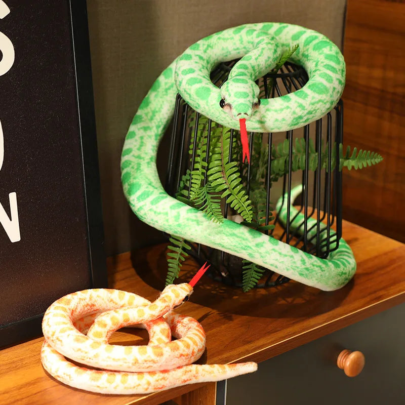Pluche Python Slang 110 tot 300 cm