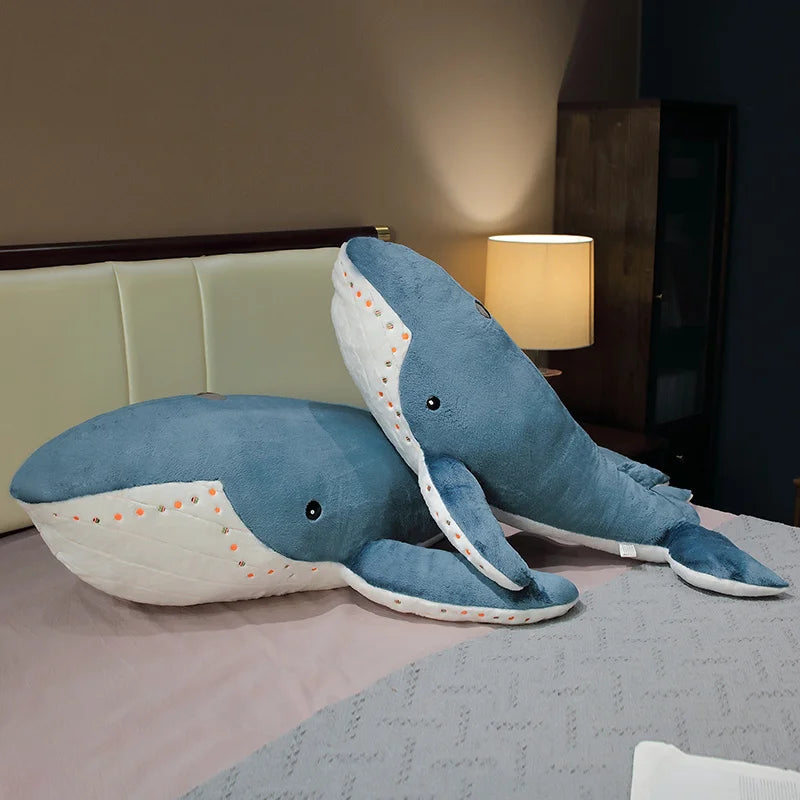 Grote Haai of Walvis Knuffel 55 of 100 cm