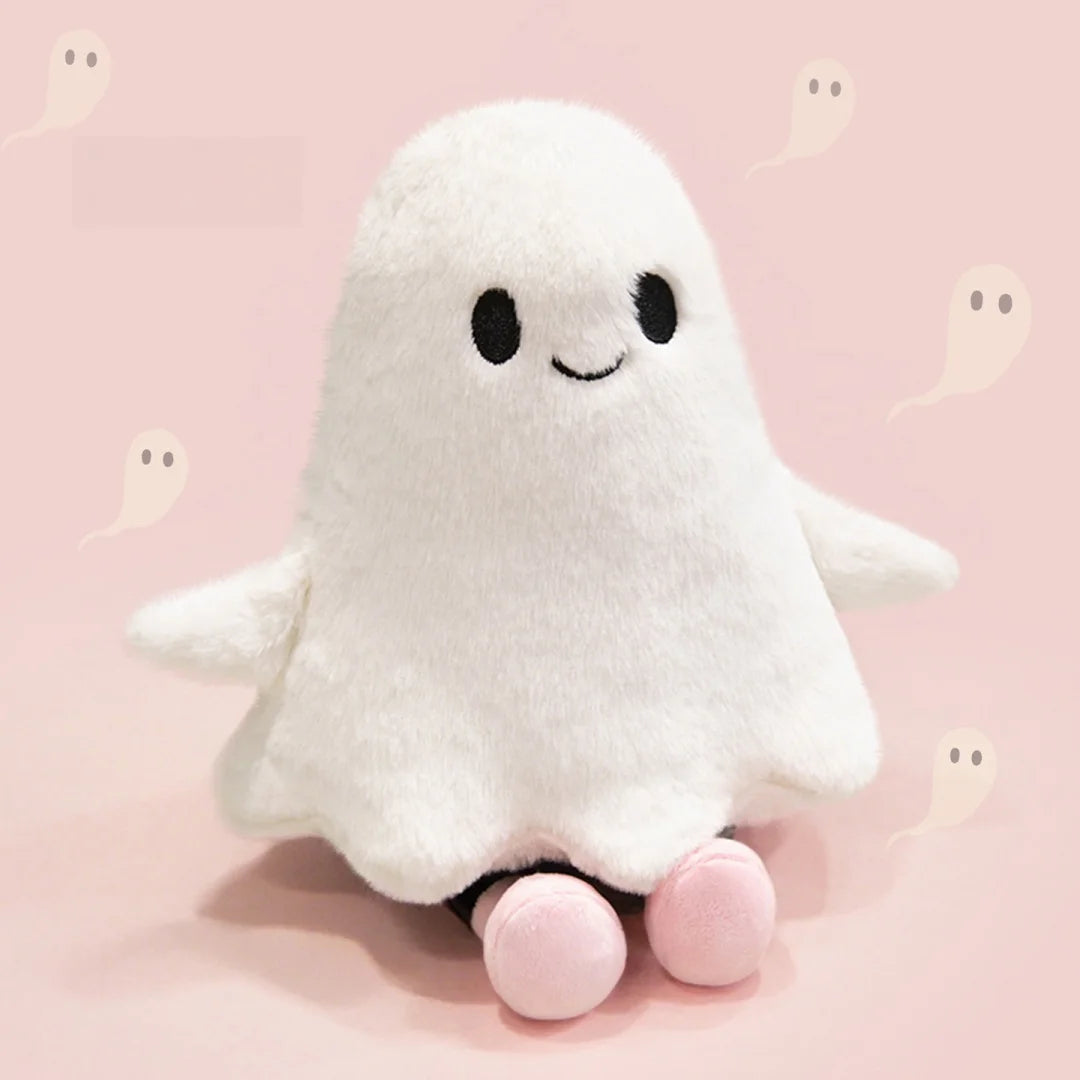 Spook Knuffel 24 cm | Wit Halloween Spookje
