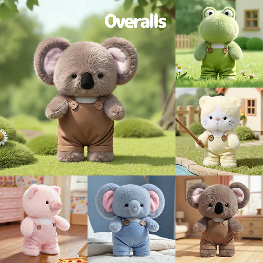 Koala Knuffel in Tuinbroek 30 cm