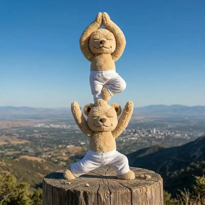 Yoga Beer Knuffel