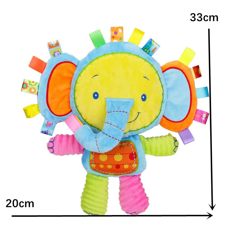 Olifant Babyknuffel met Labeltjes