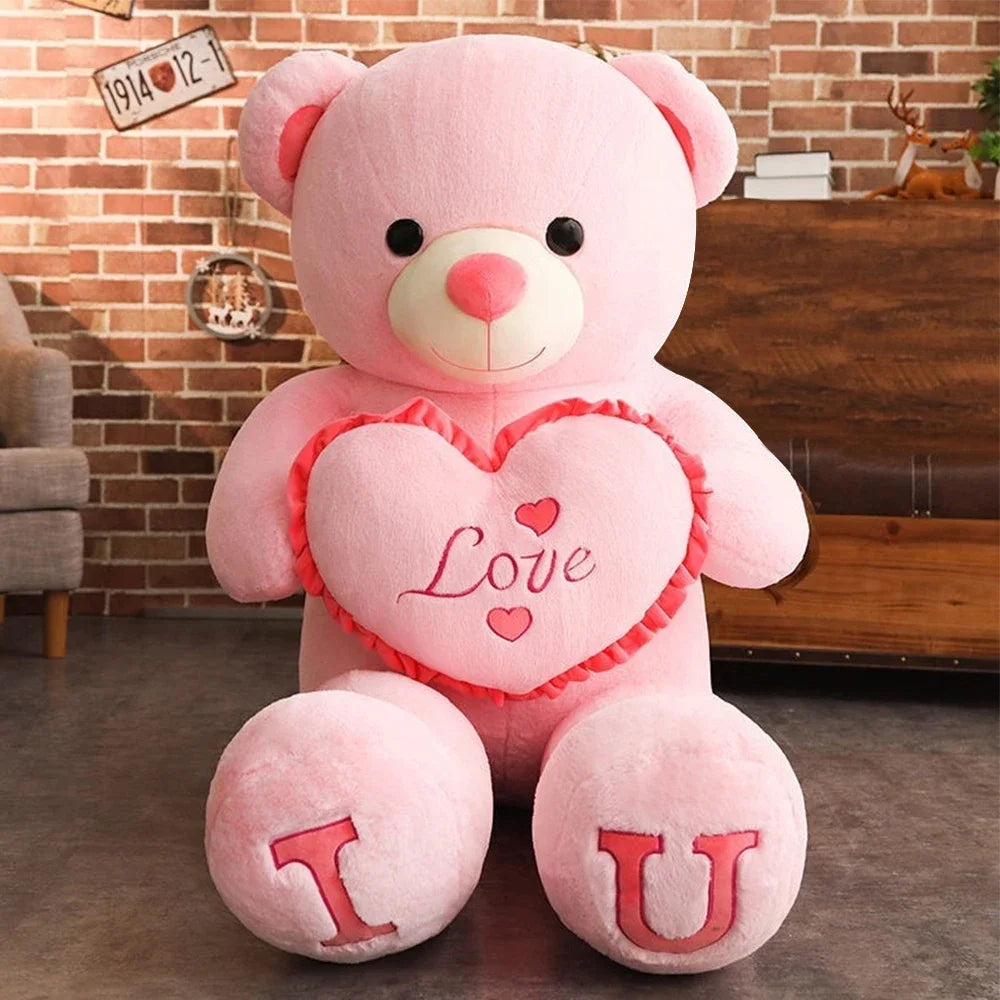 Grote Love Teddybeer met Hart | 80 of 100 cm