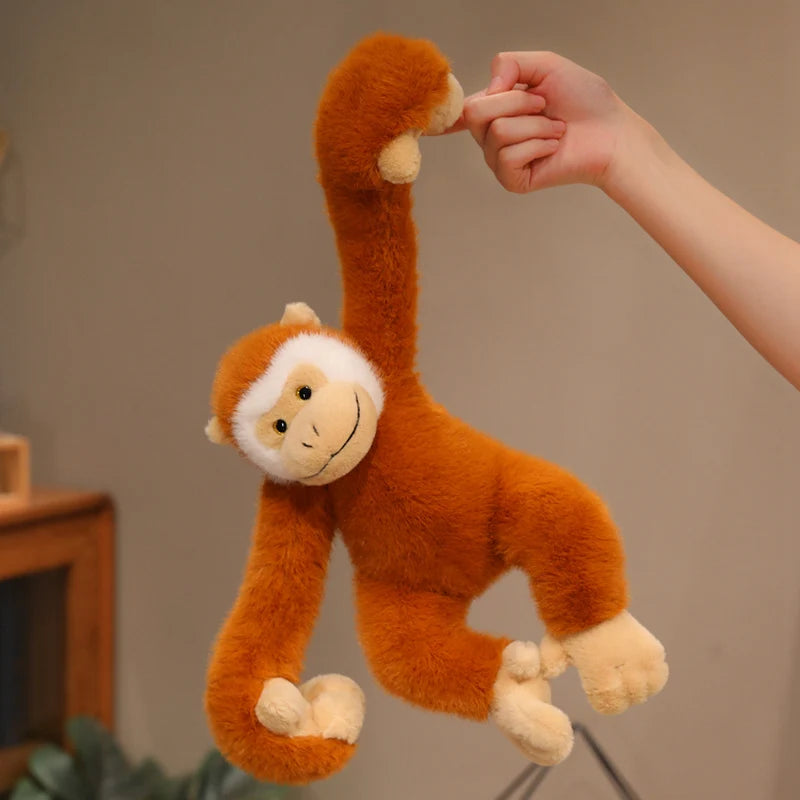 Gibbon Aap Knuffel met Hangarmen 25 tot 40 cm