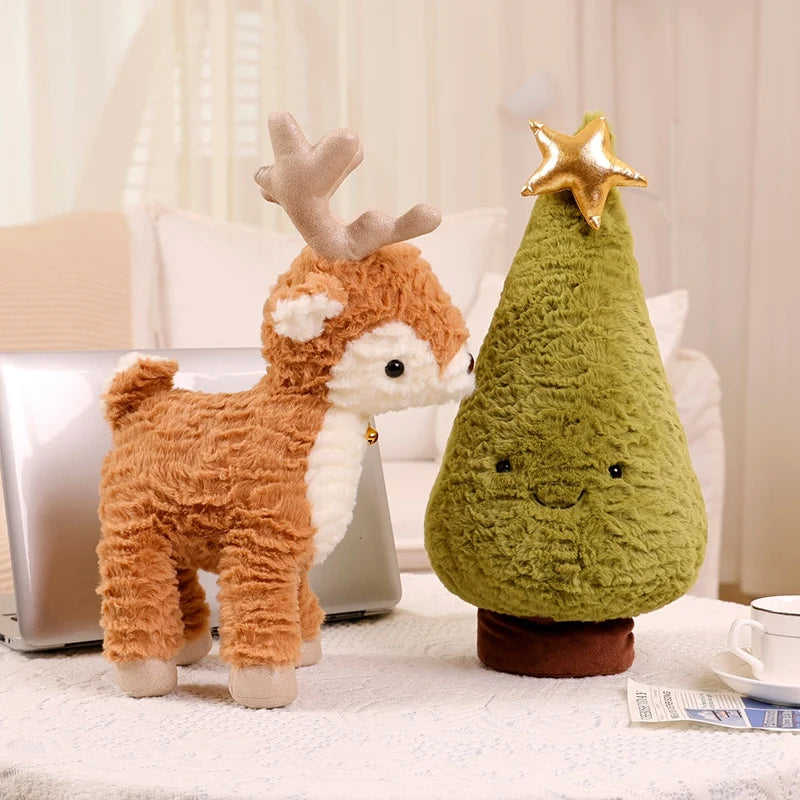 Rendier en Kerstboom Knuffel