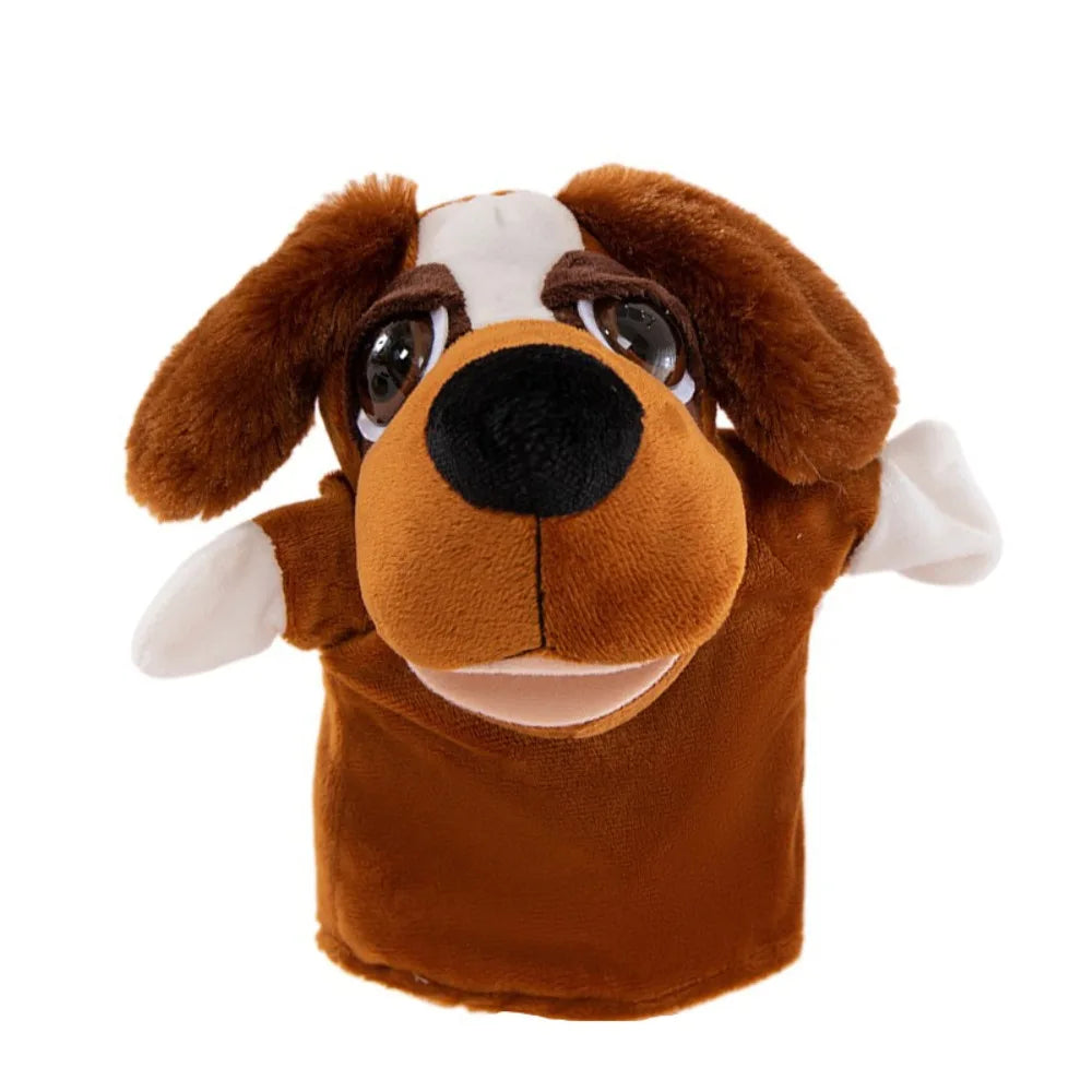 Dieren Handpop | Varken, Eend, Konijn, Hond, Ezel of Neushoorn