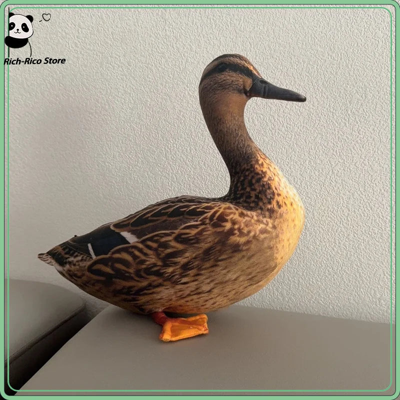 Wilde Eend Knuffelkussen 35 cm