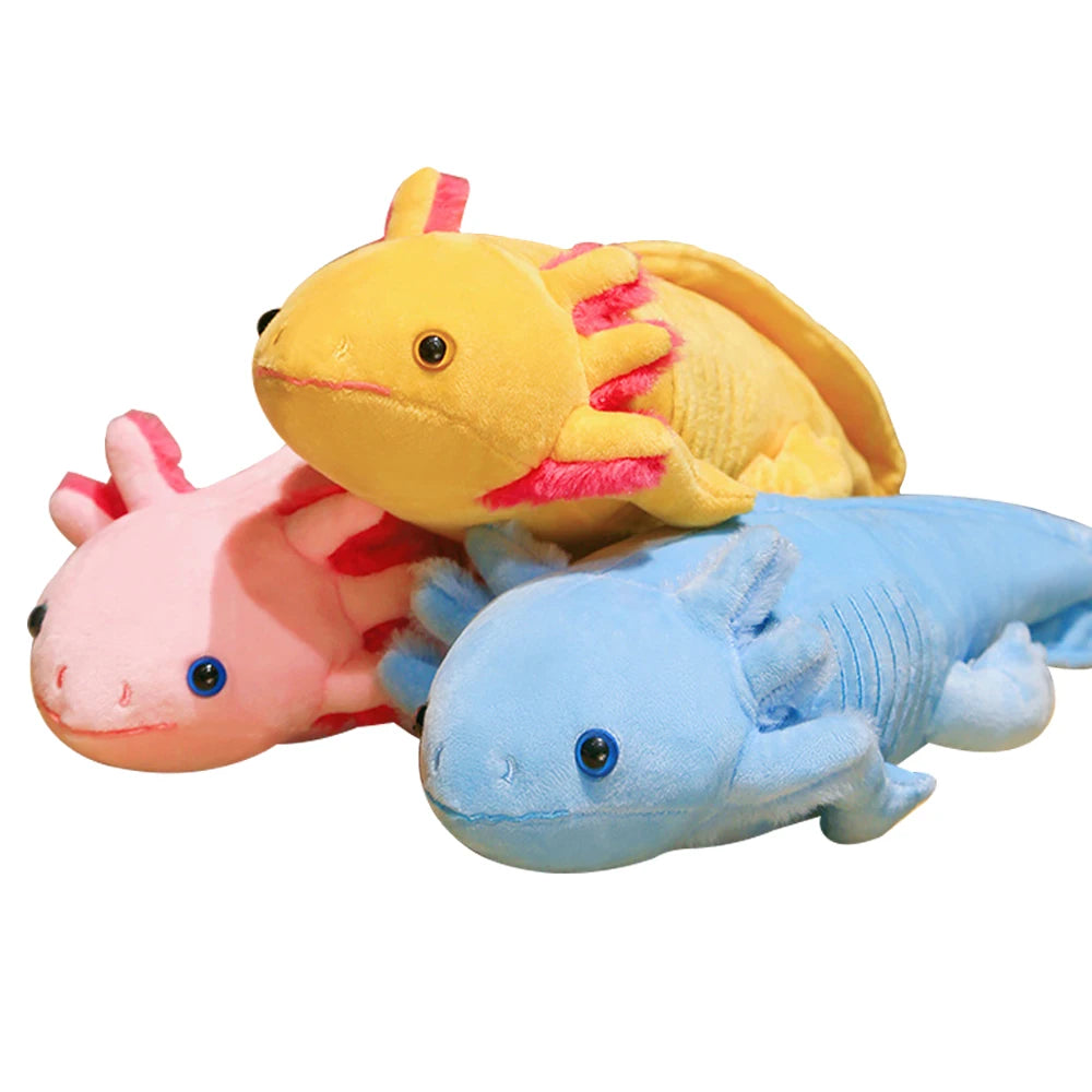 Axolotl Knuffelkussen 45 cm