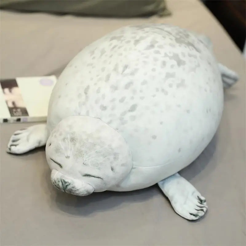 Realistische Grijze Zeehond Knuffel 30 tot 80 cm